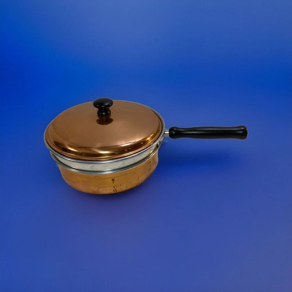 Copper Colored Pan Cookware No‎ Visible Brand Name vintage